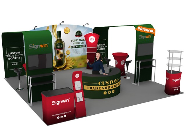 20x20ft Custom Trade Show Booth 06 20x20ft Custom Trade Show Booth 06
