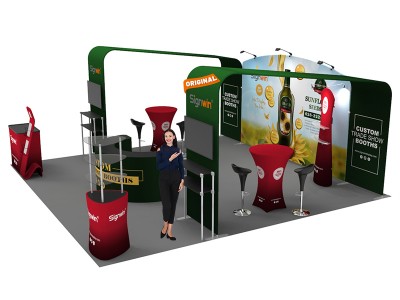 20x20ft Custom Trade Show Booth 06 20x20ft Custom Trade Show Booth 06