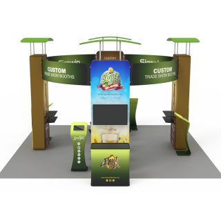 20x20ft Custom Trade Show Booth A