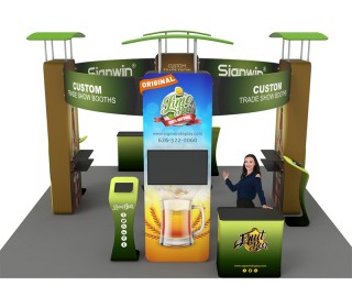 20x20ft Custom Trade Show Booth A
