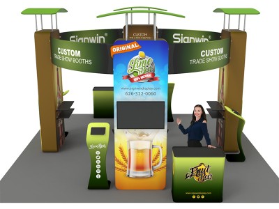 20x20ft Custom Trade Show Booth A 20x20ft Custom Trade Show Booth A