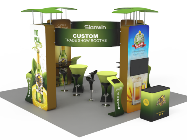 20x20ft Custom Trade Show Booth A