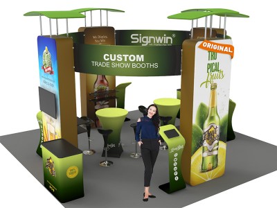 20x20ft Custom Trade Show Booth A 20x20ft Custom Trade Show Booth A