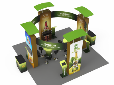 20x20ft Custom Trade Show Booth A