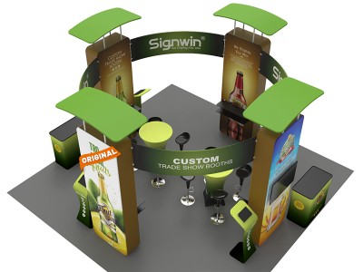 20x20ft Custom Trade Show Booth A 20x20ft Custom Trade Show Booth A