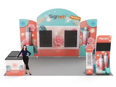 20x20ft Custom Trade Show Booth D 20x20ft Custom Trade Show Booth D
