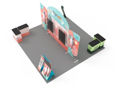 20x20ft Custom Trade Show Booth D