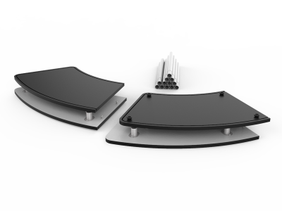 5ft Trade Show Reception Desk Custom Printing