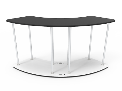 5ft Trade Show Reception Desk Custom Printing
