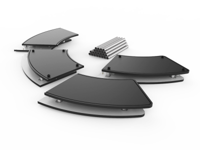 7ft Trade Show Reception Desk Graphic Printing