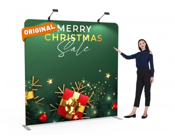 8x8 Christmas Flat Tension Fabric Backdrop Banner Stand 02