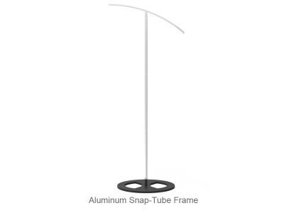 Angled Top Tension Fabric Banner Stand