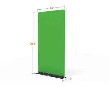 Economical Green Screen Video Backdrop for Online Conferencing Display