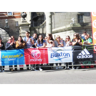 Double Penetration Fabric Pole Banner 8oz