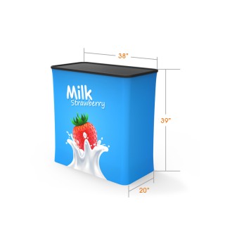 Hard Case to Podium with Custom Printed Graphic