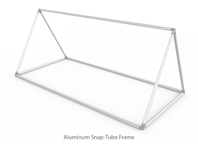 Medium Triangular Outdoor Tension Fabric Banner Stand