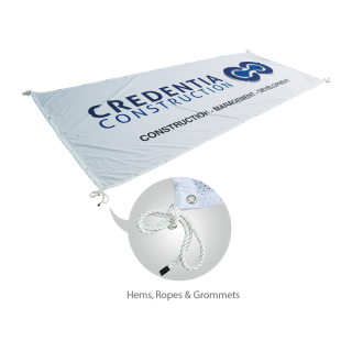Mesh Fabric Outdoor Banner 10oz