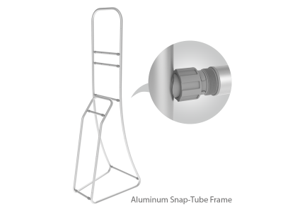 Stylish Monitor/TV, iPad, Tablet & Literature Banner Stand