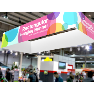 Rectangular Hanging Banner High Resolution Printing For Trade Shows