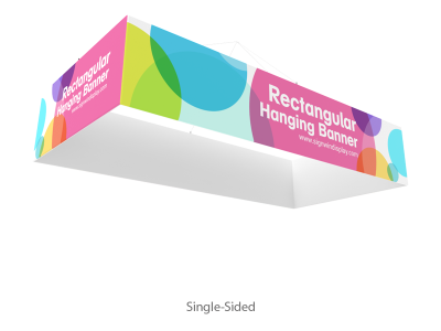 Rectangular Hanging Banner High Resolution Printing For Trade Shows