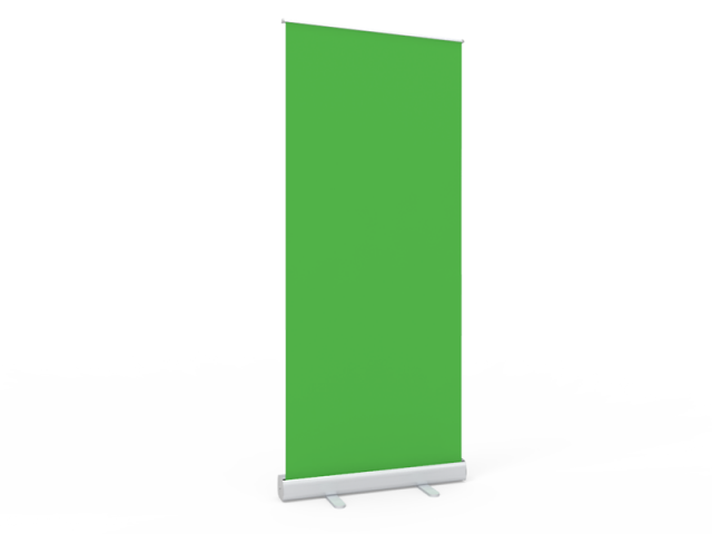 Portable & Retractable Green Screen Video Backdrop for Home Office