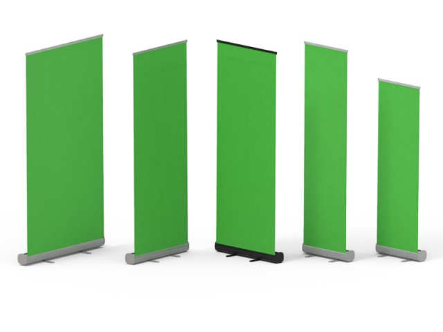 Portable & Retractable Green Screen Video Backdrop for Home Office