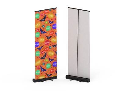 Standard Halloween Retractable Banner Stand with Economic Base 02