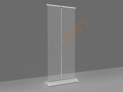 Sneeze Guard Screen Retractable/Roll up Freestanding + Deluxe Base