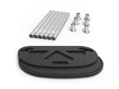 Trapezoid Display Counter with Designed Graphic